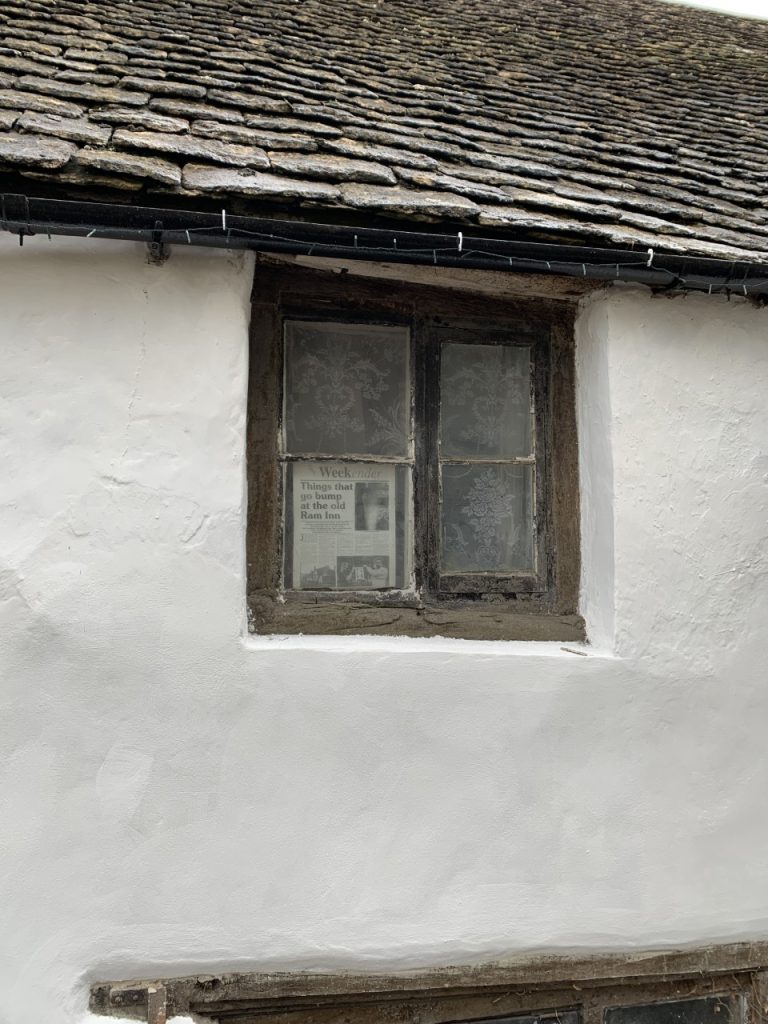 A window at the Ram Inn