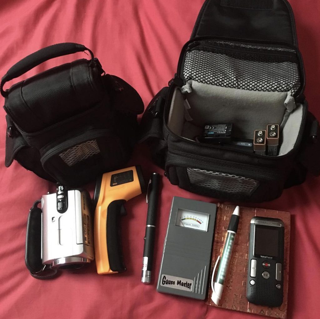 Ghost Hunting Equipment including an EVP recorder